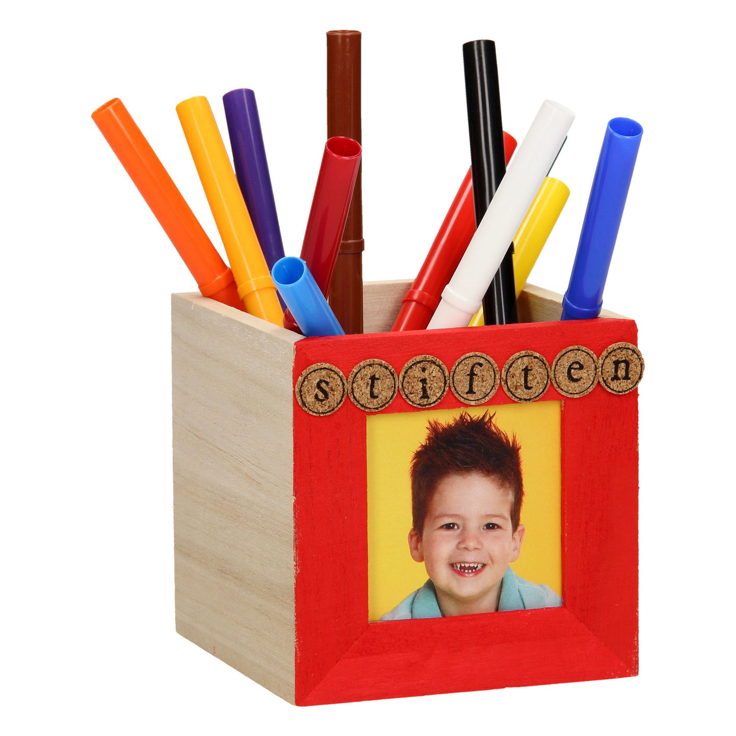 Decora tu propia caja de lápiz de madera (marco de fotos)