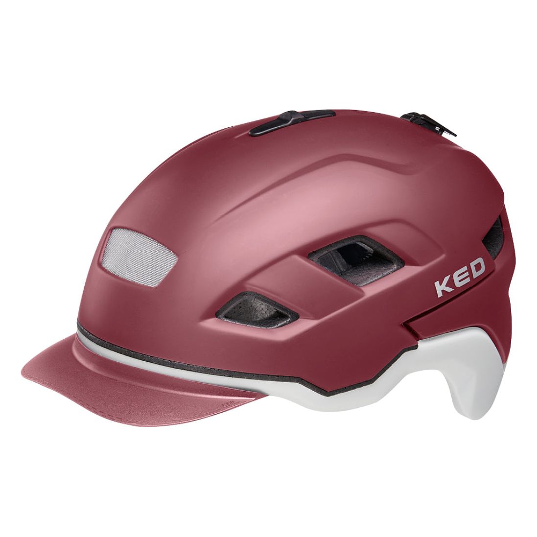 Casco da bicicletta Ked Berlin M (52-58 cm) - Merlot Ash Matt