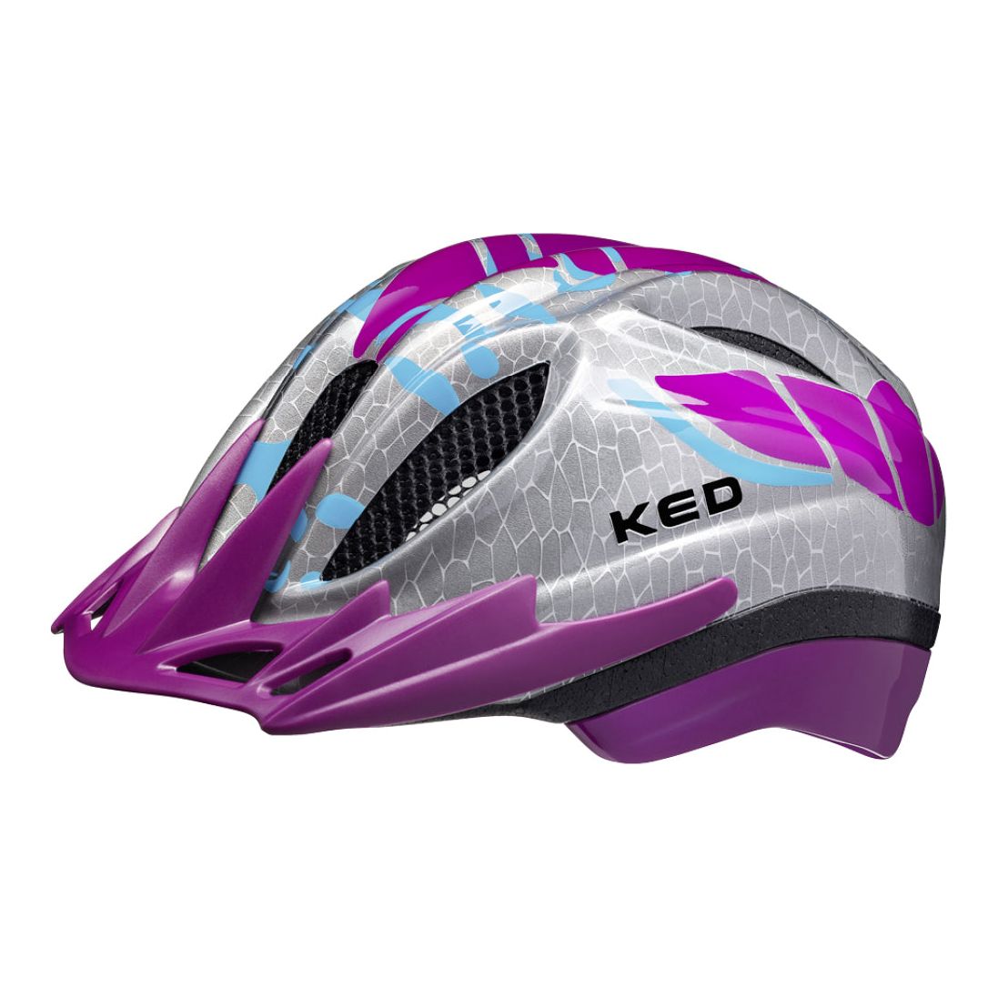 Casco da bicicletta Ked Meggy II S M (49-55 cm) - Violet Star