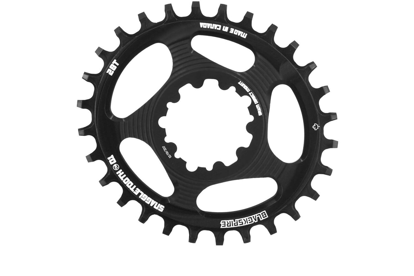 Blackspire - - Snaggletooth sram spline ovale a catena a catena sram spline 28 6 mm offset