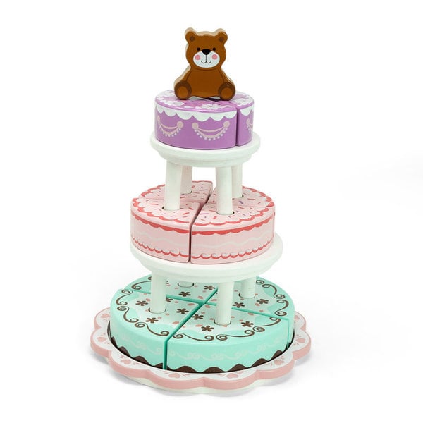 3 capas de pastel de fiesta