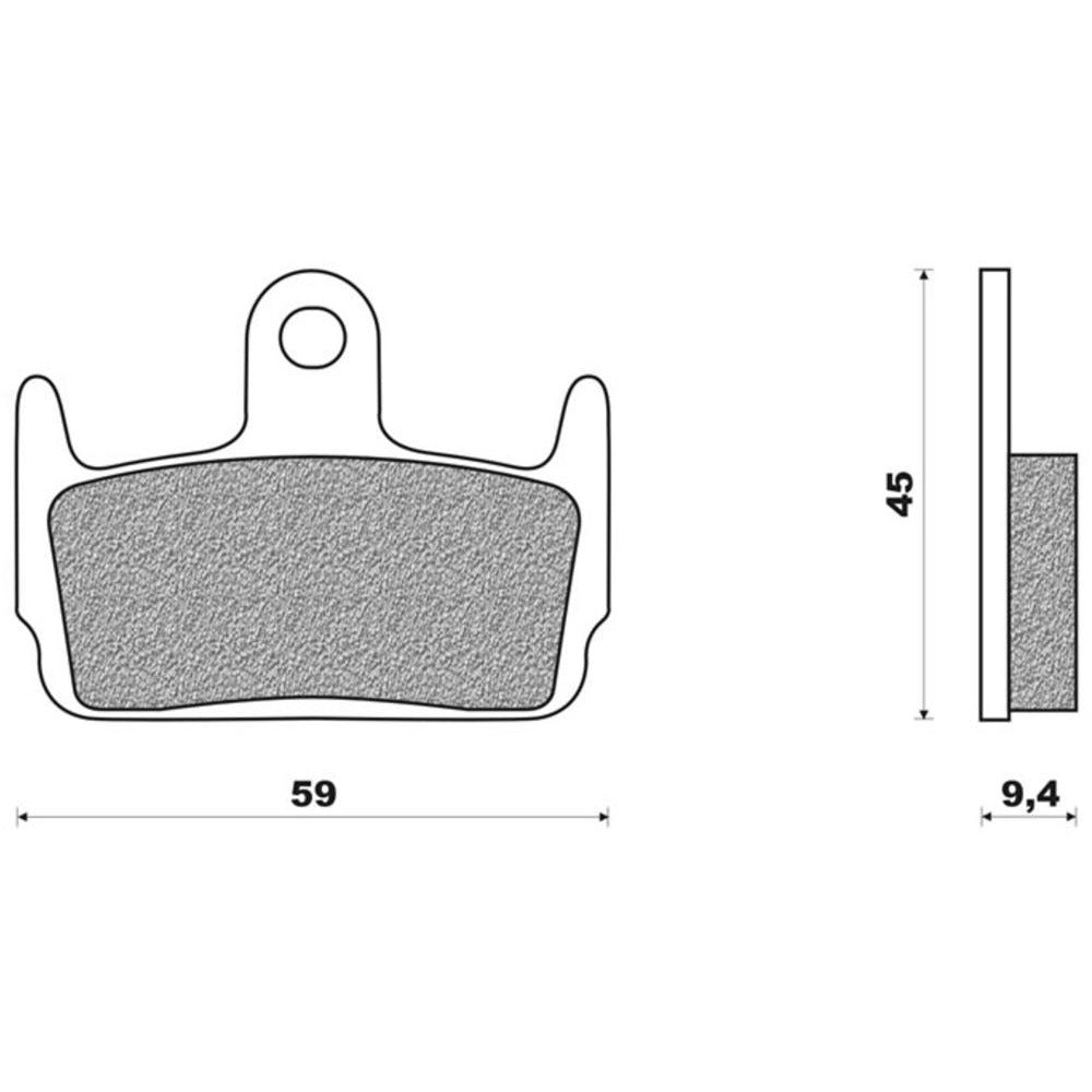 Set di blocchi freno Newfren FD0224 BKS