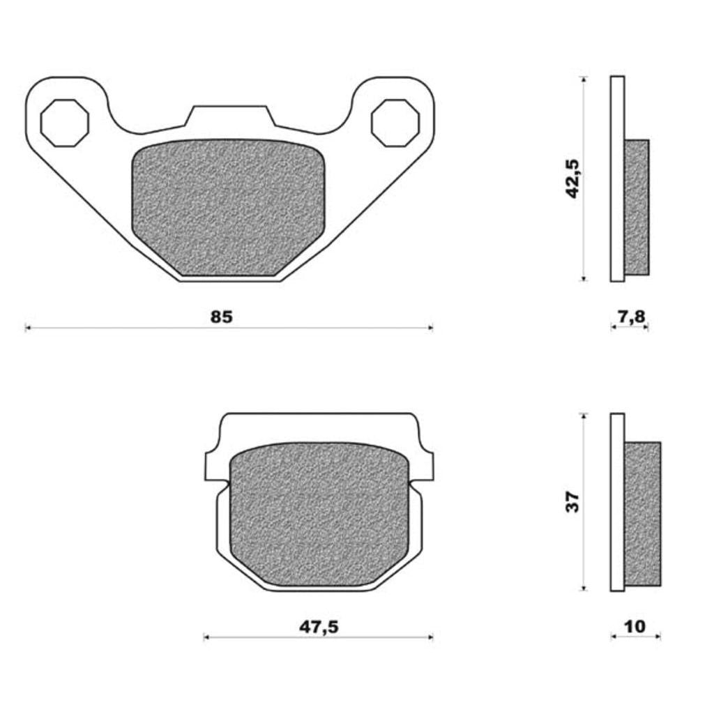 NEWfren Bloque Bloque Conjunto de FD0226