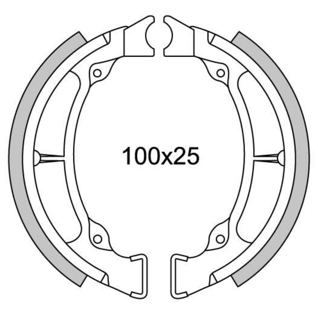 Segmentos de freno de Newfren New Fren GF1220