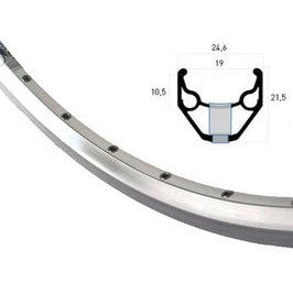 Rigida Velg 28 (622) ZAC-2000 32 14 argento (affilato)