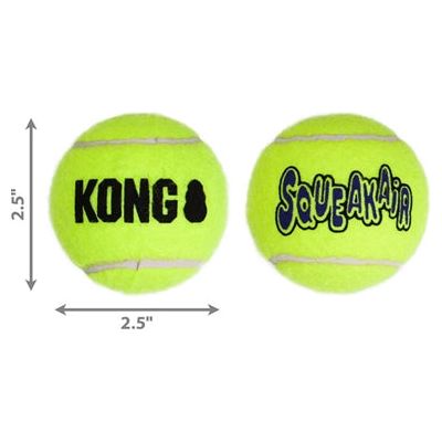 Kong squeakair tenis bola amarillo con pitido