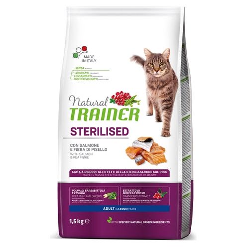 Entrenador natural Cat Salmón esterilizado