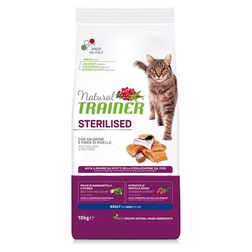 Entrenador natural Cat Salmón esterilizado