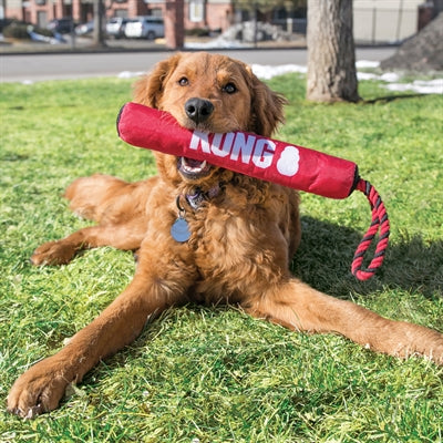 Kong Signature Stick con Rope Red Black