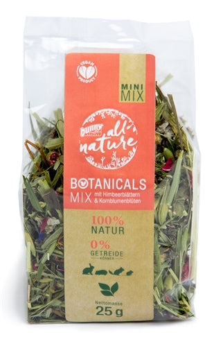 Bunny Nature Botanicals Mini Mix Flos de coliflor de hoja de frambuesa