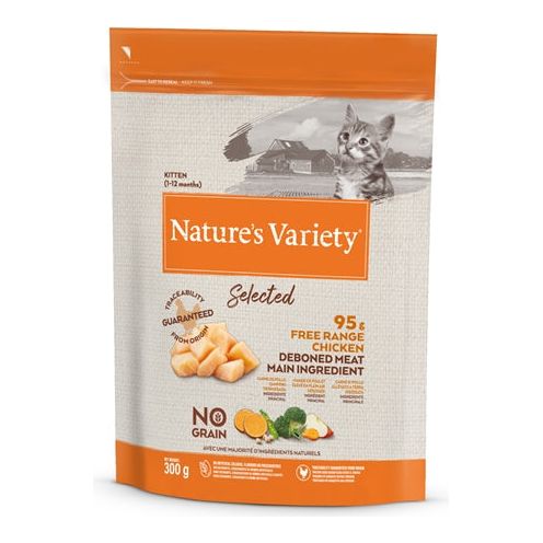 Nature Varietà di pollo a range a gamma di gattini selezionati
