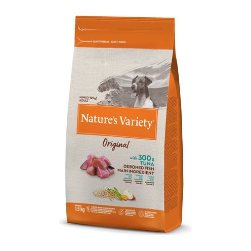 Variedad de naturaleza mini atún original para adultos
