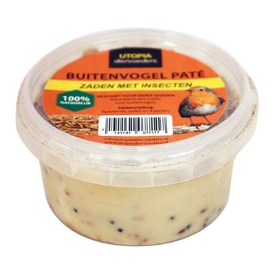 Utopía vogelpate con semillas e insectos