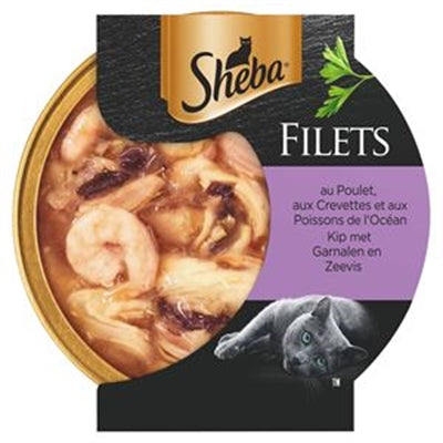 Filetti di sheba Pesce oceanica di gamberi di pollo in salsa