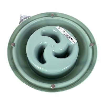 Happy Pet Mad per gli animali domestici che alimentano il secchio Adagio Slow Feeder Sage Green