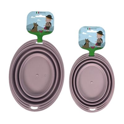 Happy Pet Mad About Pets Food Bowl bere bidone pieghevole blush rosa