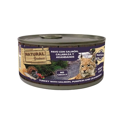 Grandezza naturale gatto tacchino salmone pumbin mirtilli rossi