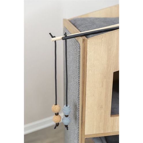 Trixie Cat Toys juega a la vara con Halter CityStyle FIENTO MADERA