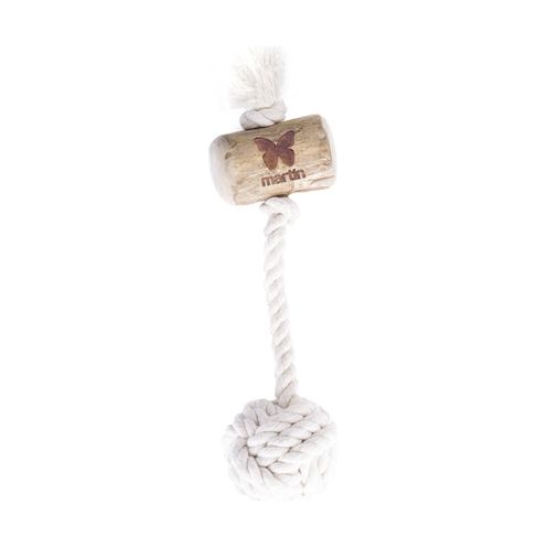 Martin Coffee Wood Tensile Play Play Flostouw Ball Ball with Ratchet
