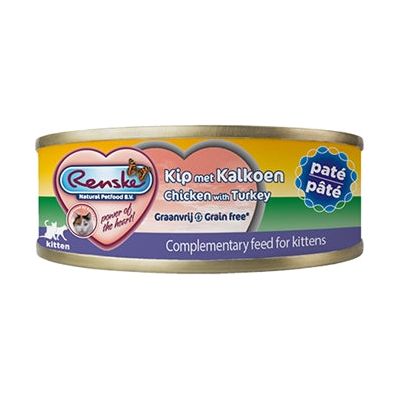 Renske Fresh Meat Meal Kitten Pate Chicken Turchia