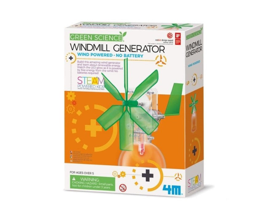 4m Kidzlabs Science verde Diy Windmill