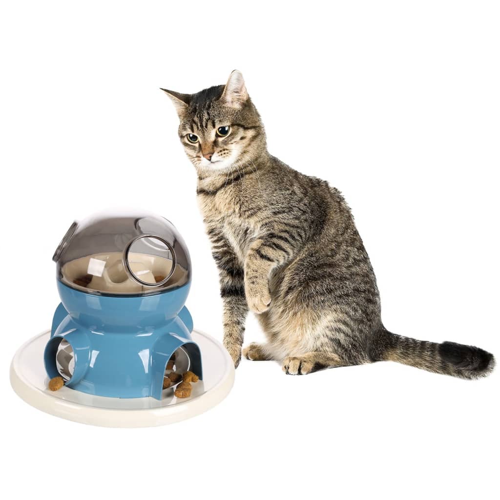 Flamingo Flamingo Cat Toys Fare Dis White and Blue