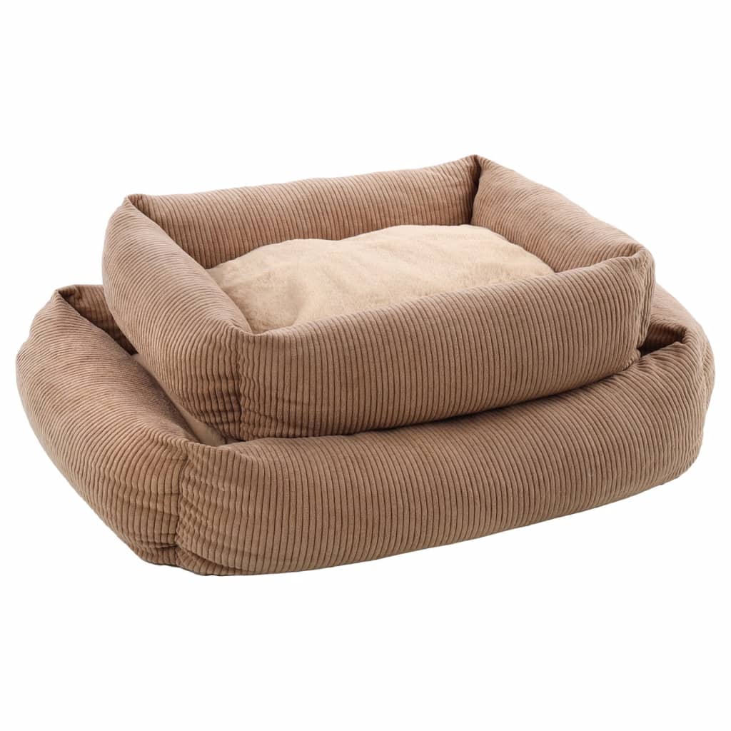 FLAMINGO FLAMINGO Hondenmand met rits Colette rechthoekig 50 cm taupe