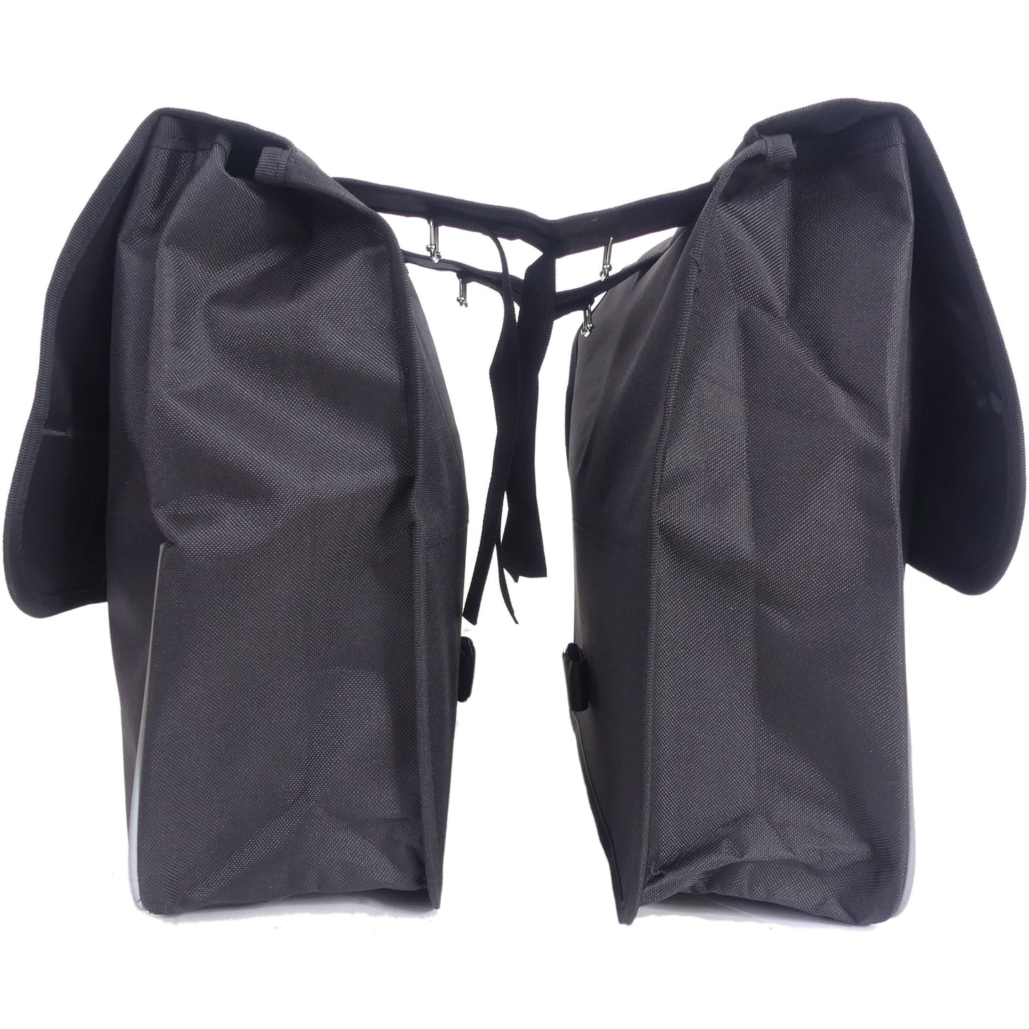 Comprador básico de bolsas de bicicleta de borde 32 litros 32 x 38 x 13cm (2x) Negro