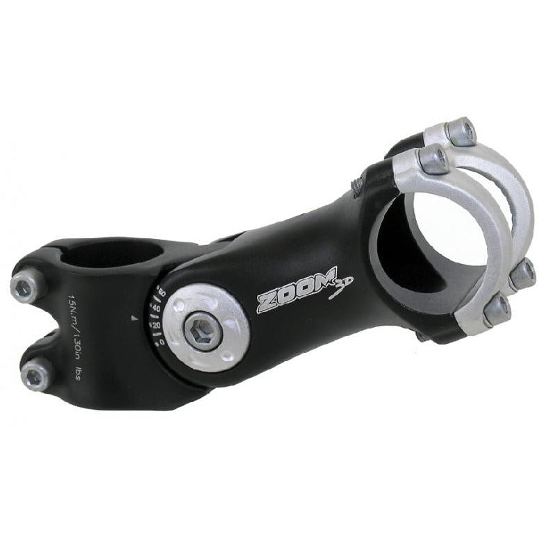 Zoom Ahead VoorBouw Regolable 28,6 31,8 105mm Black Silver 404160