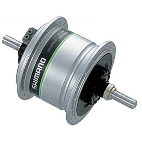 Shimano hub dinamo fisso asse 36 g argento 6v 2,4 w dh-2r30-e rollerbrake
