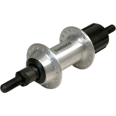 Shimano dopo l'asse fisso Hub 36 fori Cassetta 8-9 argento