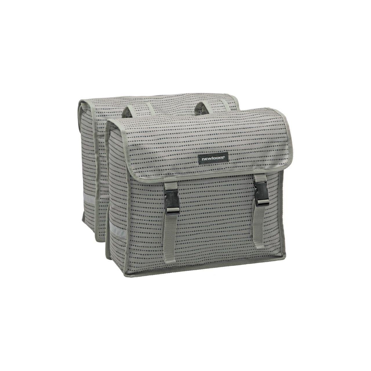 Kt tas nuovo doppio fiori grigio