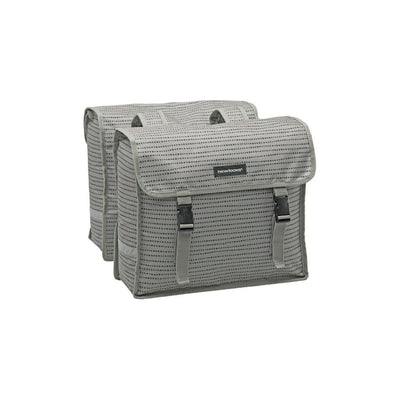 Kt tas nuovo doppio fiori grigio