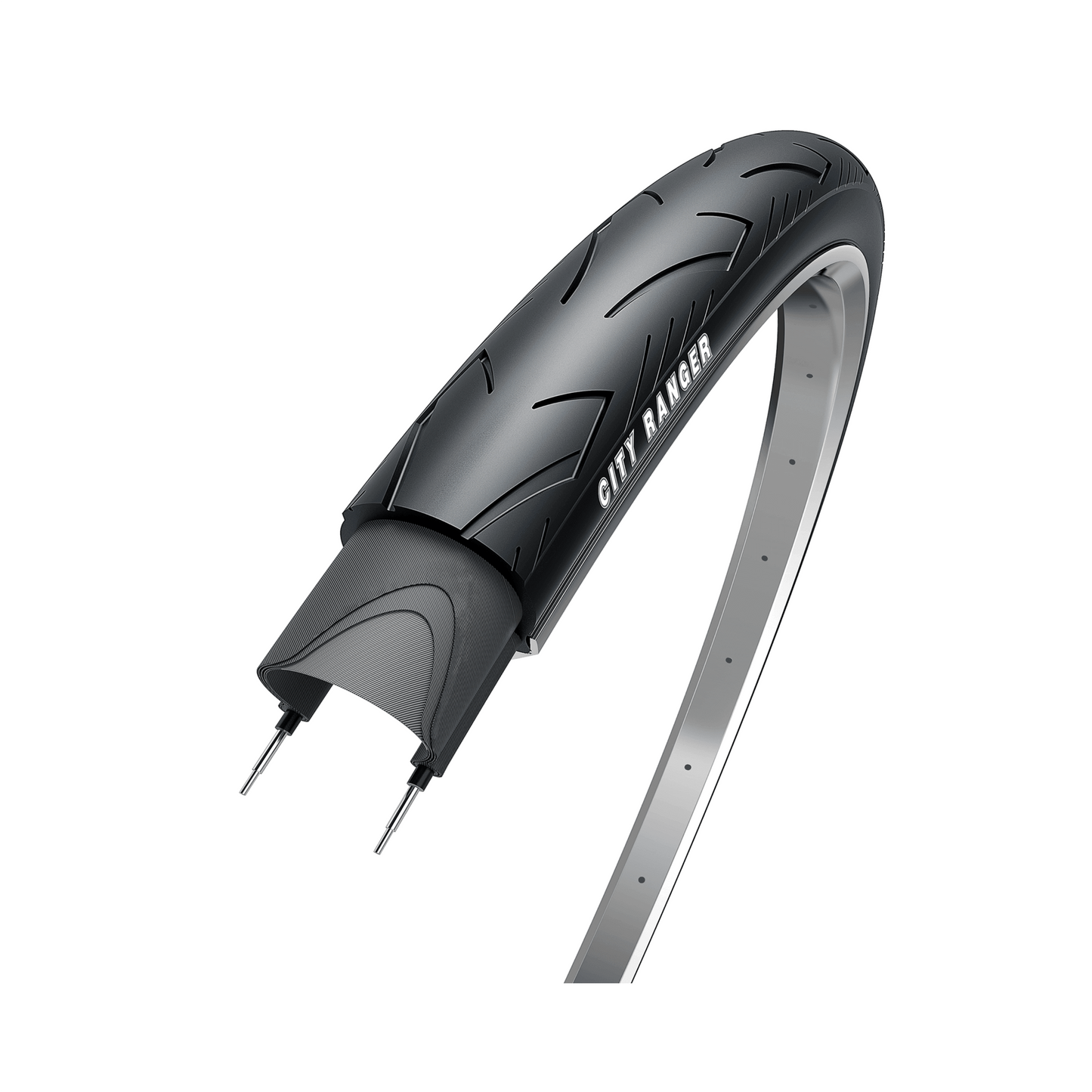 Obor Buitenbandobor Hakuba City Ranger Color: Negro con reflejo, tamaño: 28x1 5 8x 13 8, ETRO 37-622