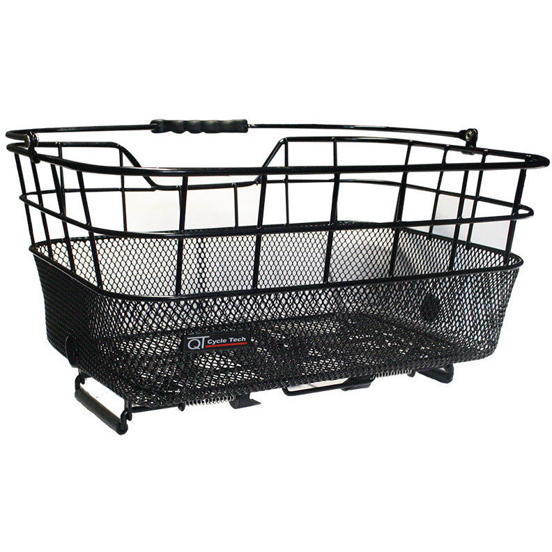 QT Cycle Tech Basket Lucca Steel Turero extraíble con Handel