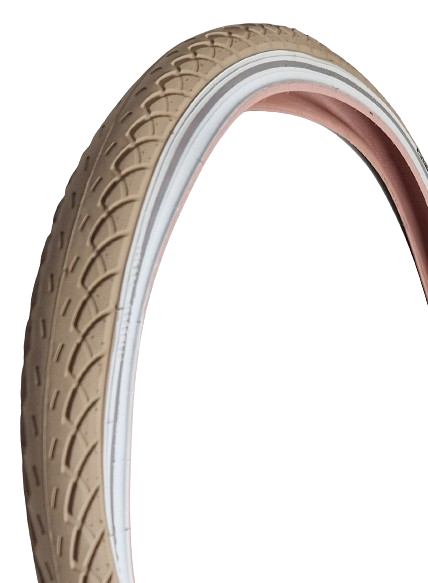 Deli Tire SA 206 Outside Creme White 26x1.75 47-559 Breaker Anti-Lek Riflessione