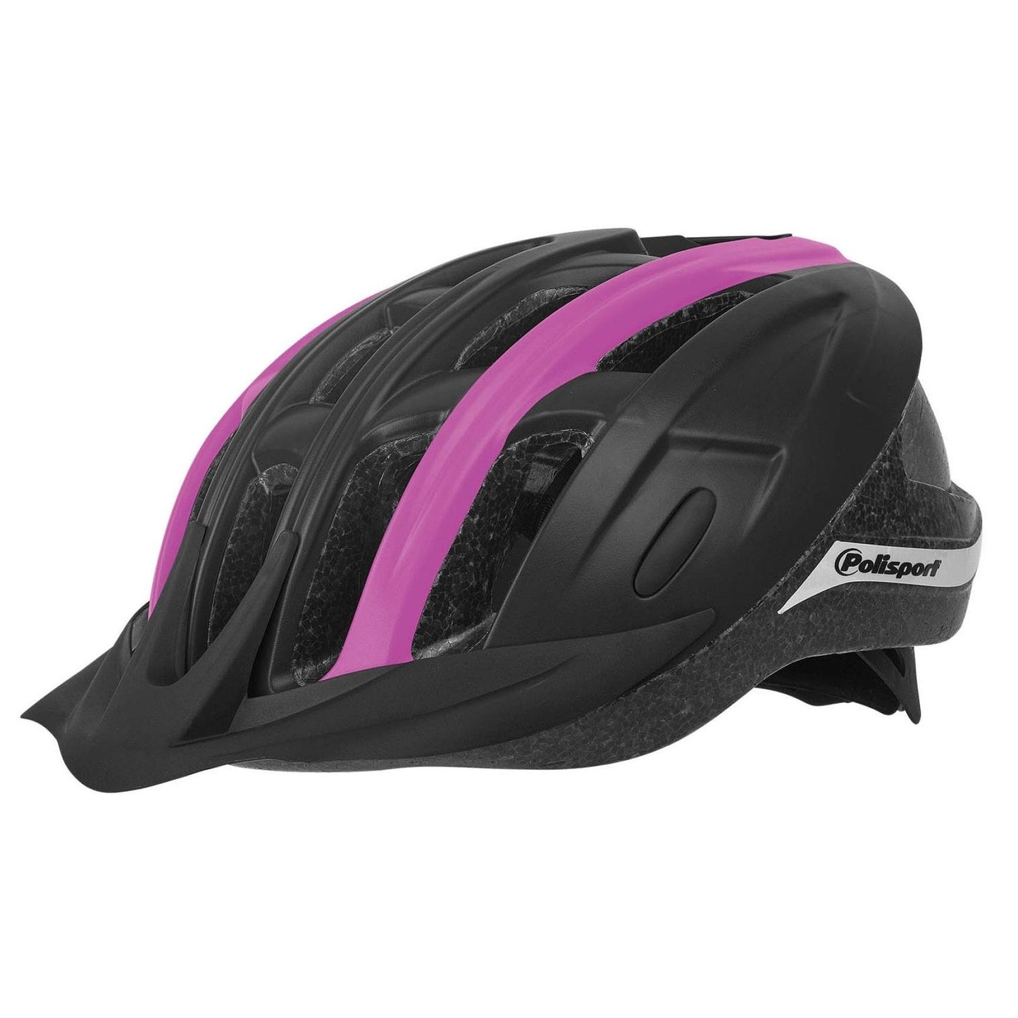 Polisport Ride in Bicycle Helmet M 54-58 cm Black Fuchsia