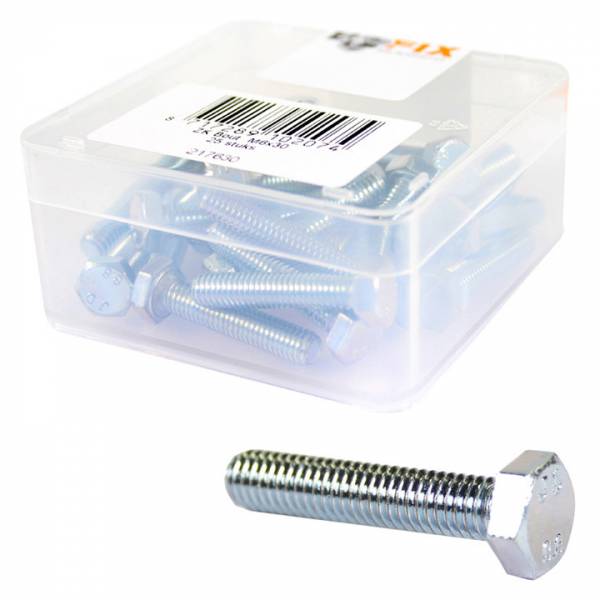 Bofix Hexagon Bolt M6X60 Acero inoxidable por 25 piezas 218665