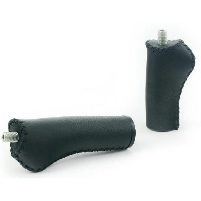 WideK 002196 Handles Leather City 90 120mm nero su carta