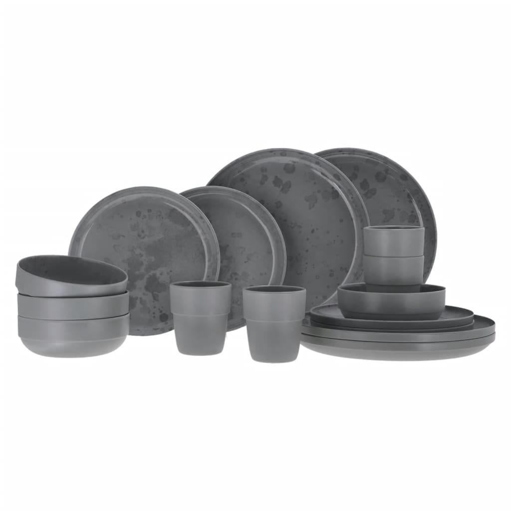 Travellife Travellife Servizio da campeggio a 16 pezzi Palma Donker Gray