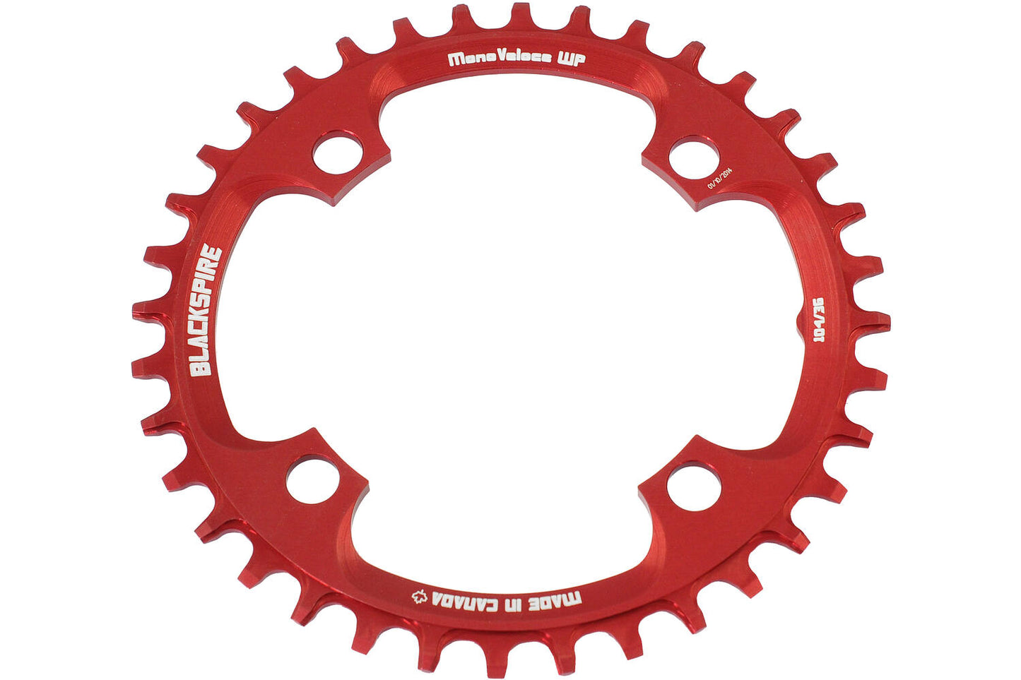 Blackspire - catena top snagliatooth 104 36 rosso