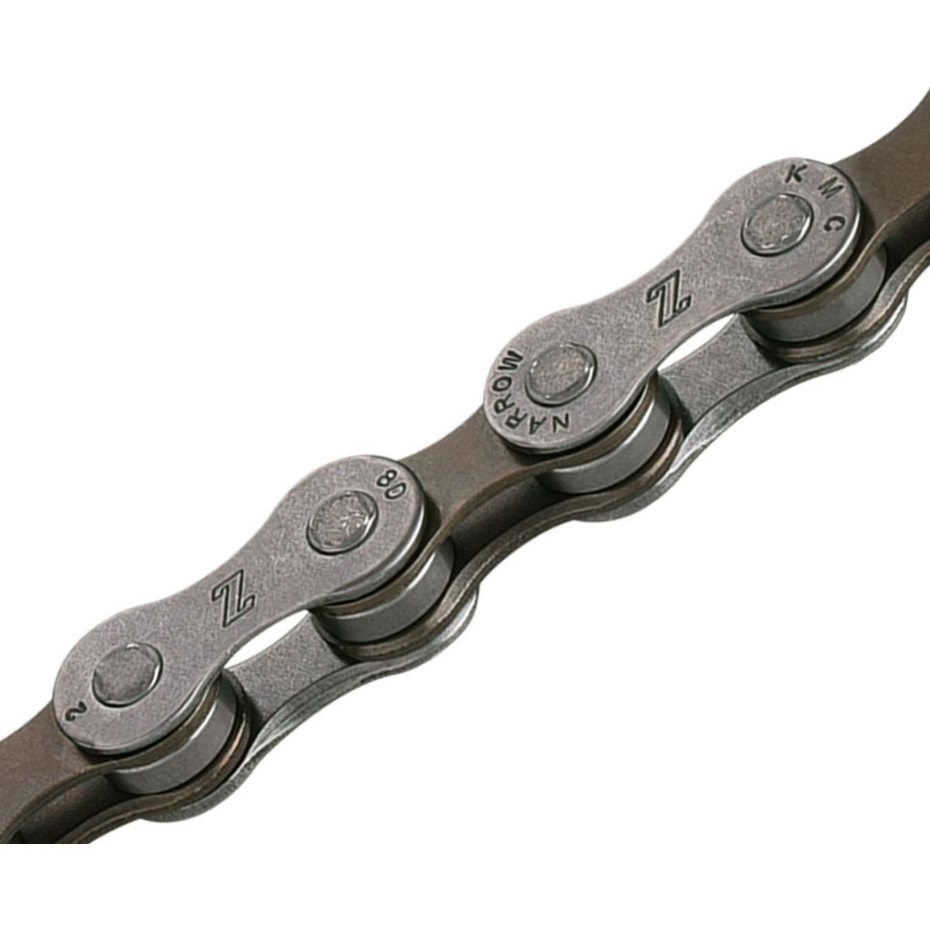 Cadena de bicicleta KM Z7 7-8 Velocidad 1 2x3 32 116 Schakels Gray Brown