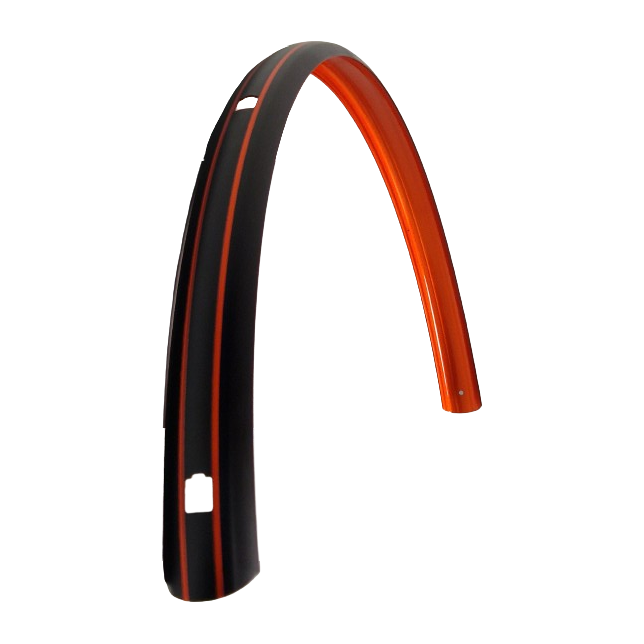 Sks Fender trasero de 28 pulgadas de plástico 46 mm rojo negro mate