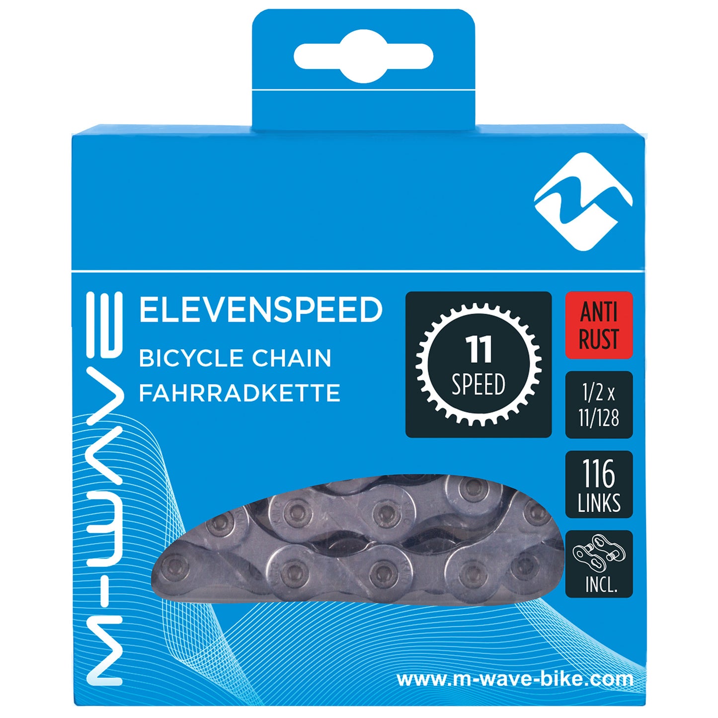 M-Wave M-Wave (KMC) Collana 11 velocità 11 128 116 Schakels anti Rust in scatola