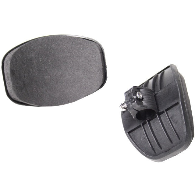 Los reposabrazos del volante de la dirección del tranzador del tranzador por juego de negros