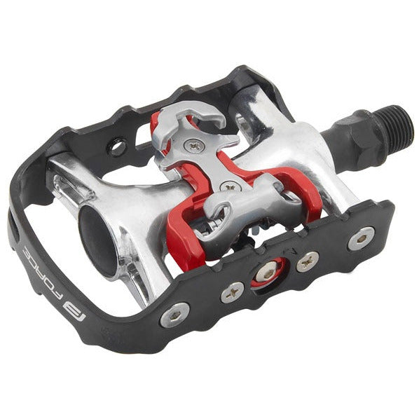 Tecora Combi Pedal Juego de aluminio SPD 9 16 Cable