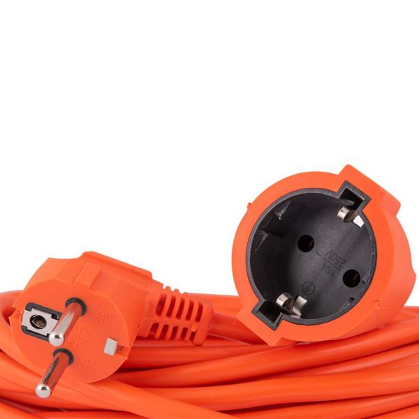 Topgear Topgear Extension Cord Oranje 2x1.0 10 metros