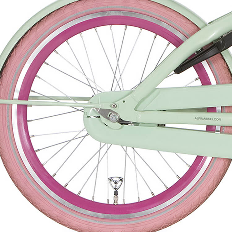 Rueda trasera Alpina 22 Retire J19DB Pink Zinc Spk