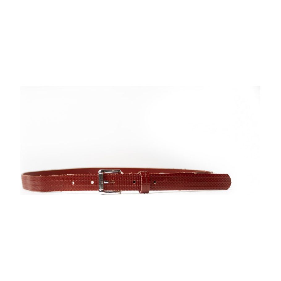 Bendl Belt Fire manguera de plata roja 2x85 cm (damas)