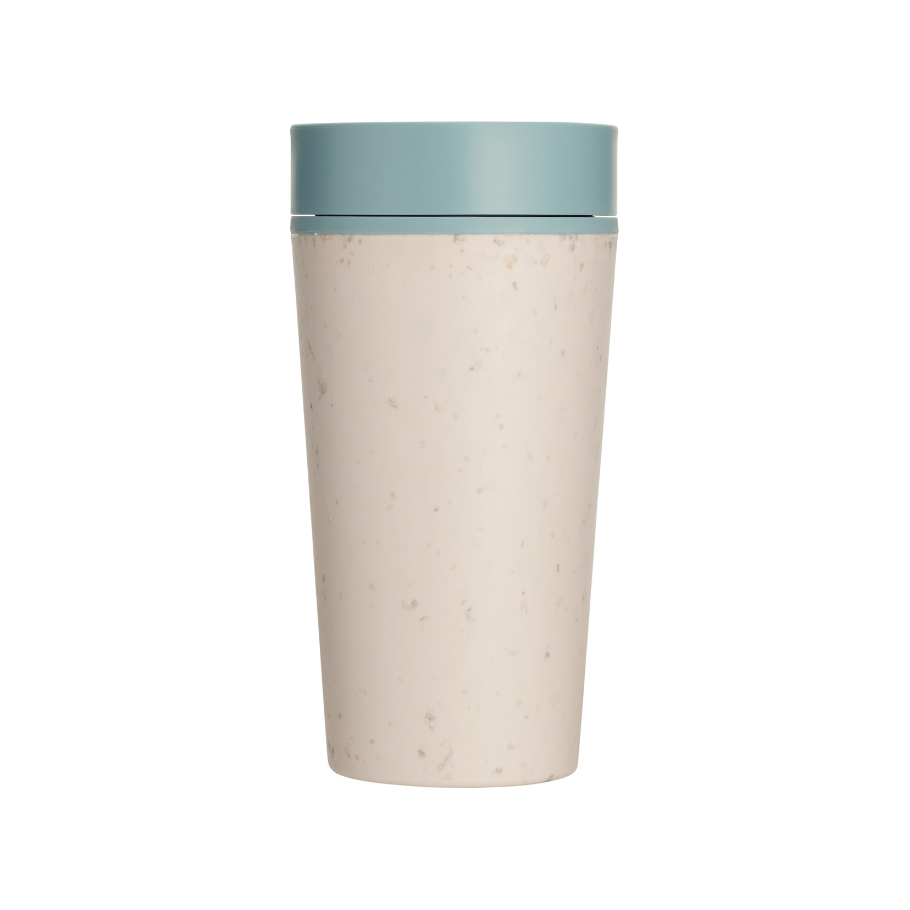 Circular Co. Tazza di caffè a tazza circolare 340 ml crema blu